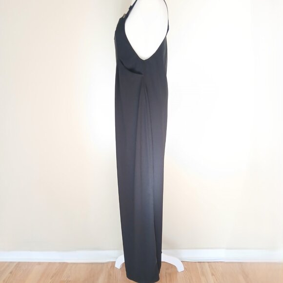 Halara Adjustable Strap Button Multiple Pockets Waffle Casual Overalls Black S - Picture 7 of 8